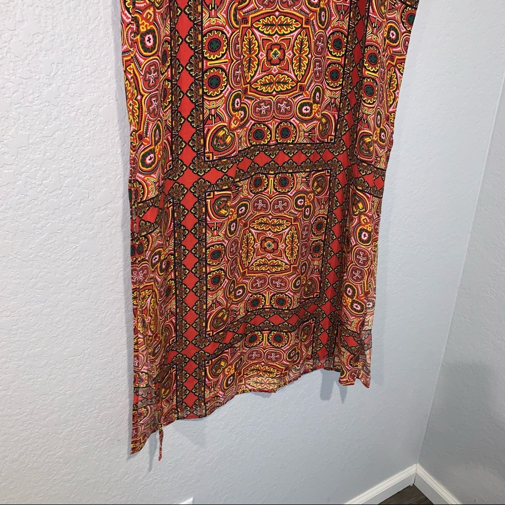 New ZARA $119 NWT EMBROIDERED BEADED LINEN BLEND TUNIC DRESS XS SMALL 7521/073 - Picture 11 of 13